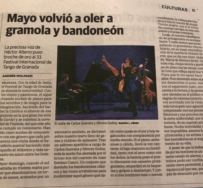 Mayo volvió a oler a gramola y bandoneón